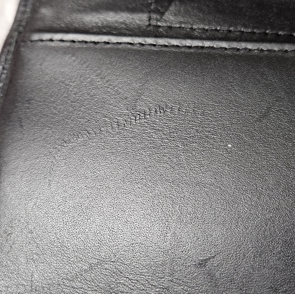 Vintage SPORTSCOACH Black Leather Wallet With Checkbook - Picture 6 of 8